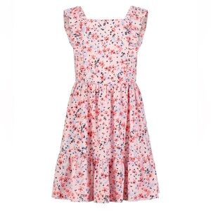 Tommy Hilfiger Girls Ruffle-Trim Floral Dress XL
